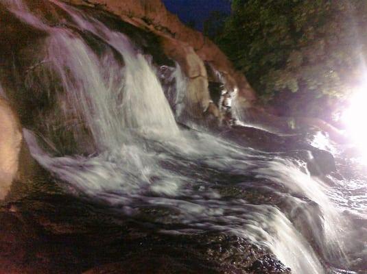 Waterfall at Galaxy Games and Golf