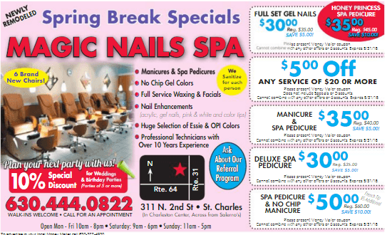 Spring Break Specials