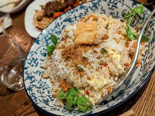 Uni & lobster fried rice