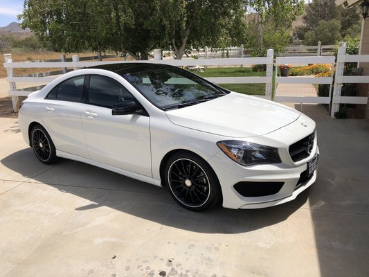 This a 2016  Mercedes Benz  Dan detailed it inside & out , looks incredible!! Great job !! Thank you  I highly recommend them !!