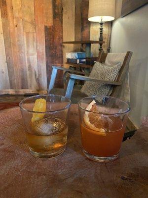 Old fashioned and Jalisco jewel