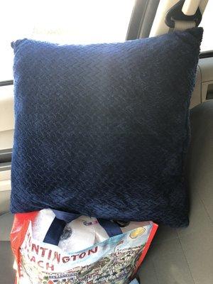 Pillow all sewn shut for free! Can't beat their customer service!