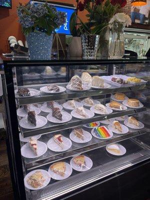 Dessert case upon entering