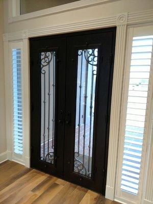 Shutters installed