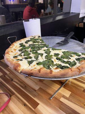 Alfredo pizza