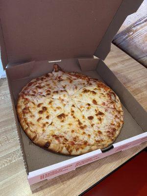 Small cheese pizza