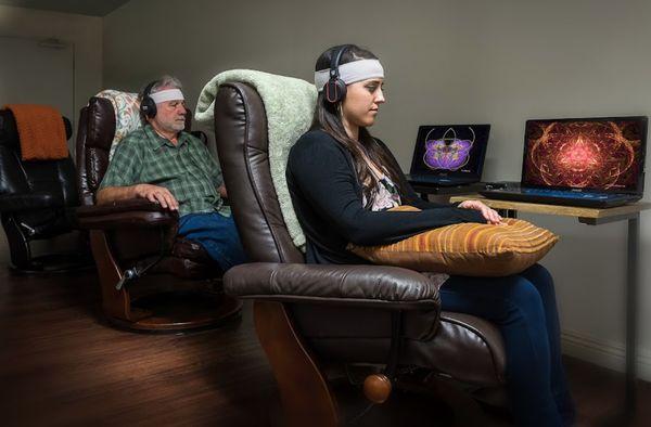 Neurofeedback is a proven brain re-training method that facilitates stress reduction.