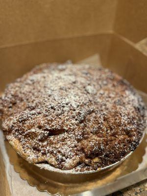 Apple crumble pie