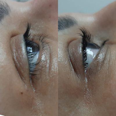 Eyelash lift & tint