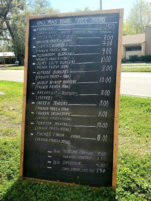 Menu Board