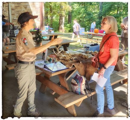 Learning about conservation from the MD Park Service.