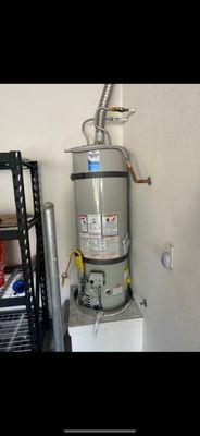 Water heater installation