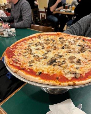 Large mushroom pie.