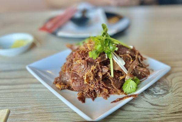 Spicy Beef Shank: Beer food!