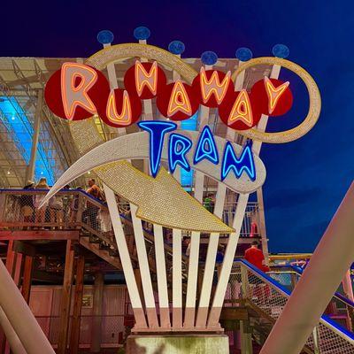 Surfside pier  Runaway tram