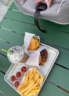 Veggie shack & Triple Chocolate Brownie Shake