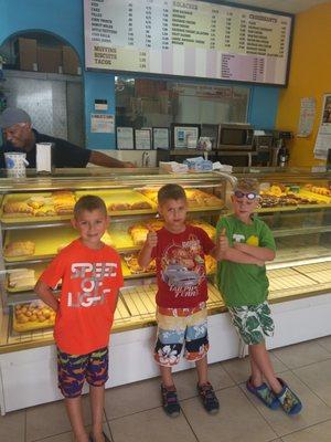 The boys love this awesome dounut shop!