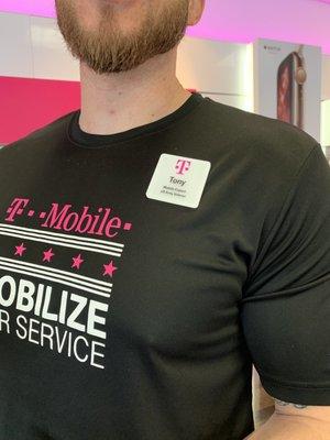 T-Mobile customer service rep