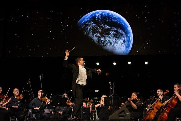 The Symphony Orchestra performing in their Summer 2017 concert, "American Roadtrip."