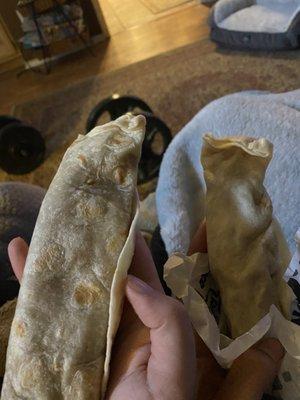 Bean burritos