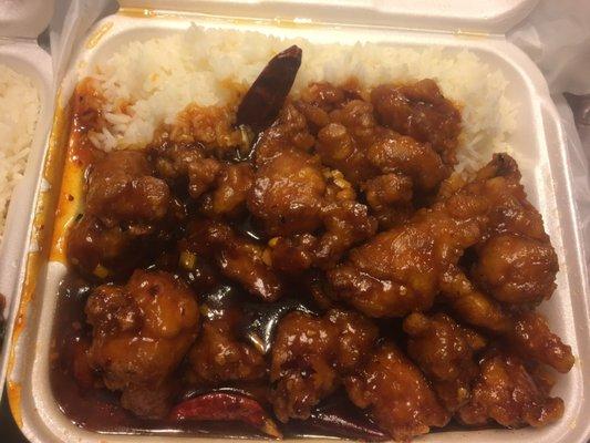 General tso's chicken, soo good.