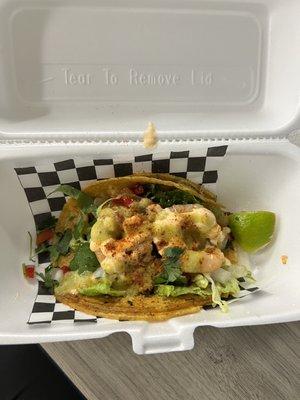 Shrimp taco