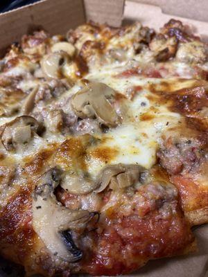 Sausage & Mushroom Pizza