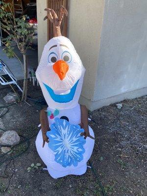 Olaf inflatable