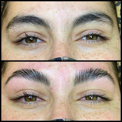 Brow Lamination and wax