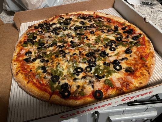 Veggie Lover's Pizza