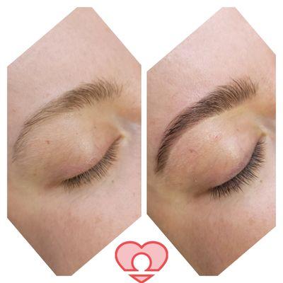 Triple Threat Bundle Service. Brow shaping, Brow Color Enhancement, Lash Pigmentation