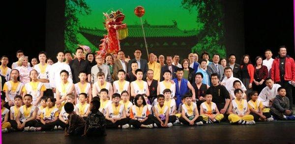 Shaolin kungfu academy in Bellevue of the performance