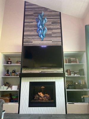 Awesome fireplace