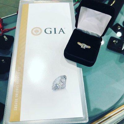 GIA Certified Diamond Ring