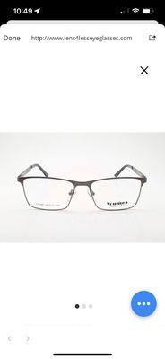 Youme 8748 mens frame with polycarbonate prescription lenses ordered and received in 4 days!! Amazing!!