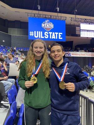 UIL State Champion Maddie Sandquist and Bronze medalist Micah White finish the year strong representing Team RISE HTX