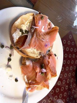 Lox bagel