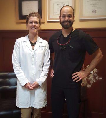 Dr. Brad Richtsmeier and Dr. Mindy Richtsmeier, the captains of Team Apex