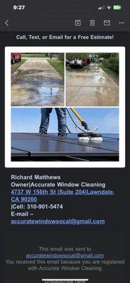 Accurate Window Cleaning & Power Washing