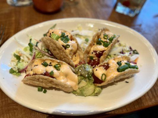 Ahi Poke Tacos*