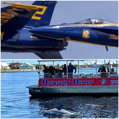 Blue Angel's cruises on Tue and Wed at 9:30am