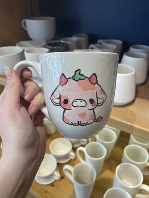 Mugs, so many to paint and choose from!