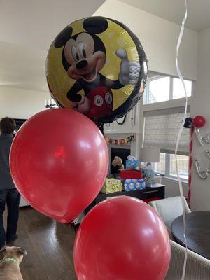 Mickey balloon success!!!