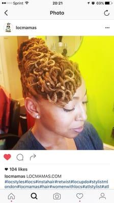 Curly updo. Michelle does it again!!!  Always a beautiful style from her.