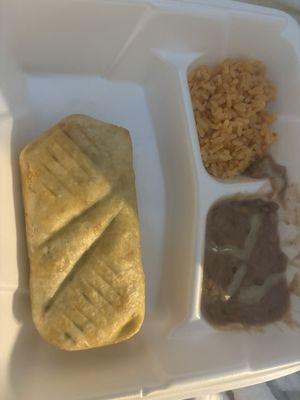 Steak Chimichanga. $12.95. It takes guts to serve this with a straight face.