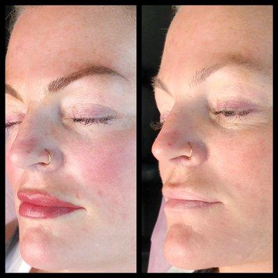 Microblading and lip blushing