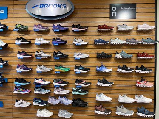 Some of the athletic shoes available.