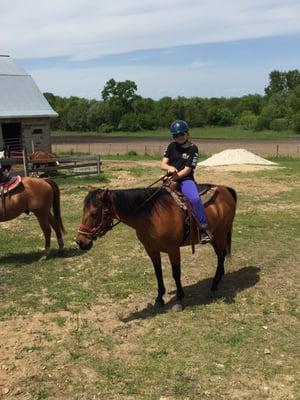 Fun day horseback riding!