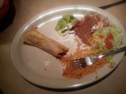 Killed some flautas with the quickness