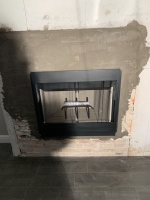 Installation of chimney